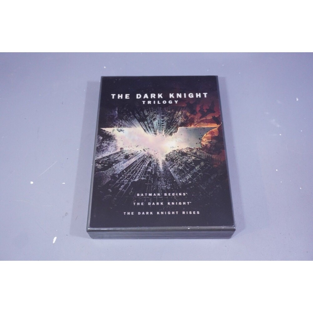 Batman The Dark Night Trilogy DVD Set Lenticular Cover 3 DVD & Making of Booklet